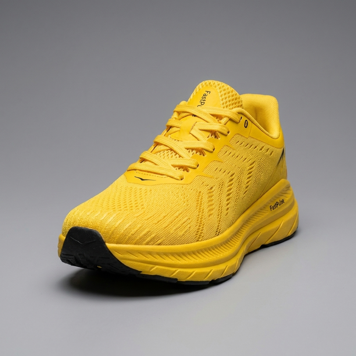 Tênis esportivo FastPulse cor amarelo - fundo neutro